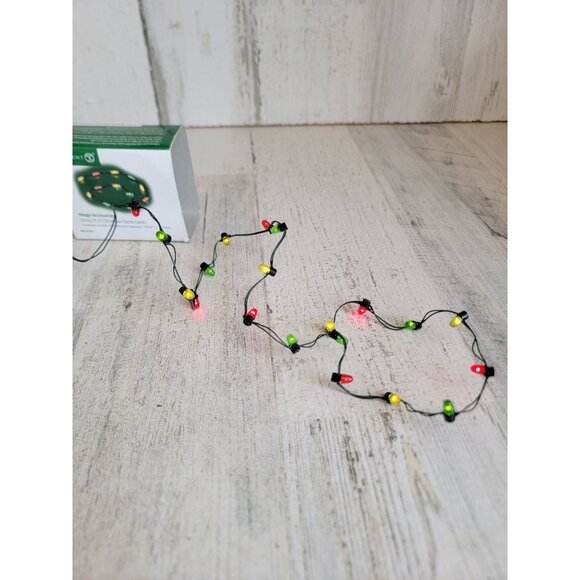 Dept 56 53187 String of 12 candy lights Village accessory xmas - Picture 1 of 5